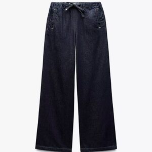 Zara Denim Jogger Pants